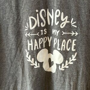 Women’s deep neck Disney t; M